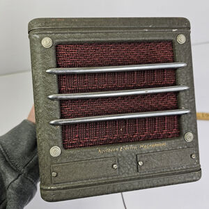 Northern Electric Speaker Box Magnaphone Speaker Works! Read